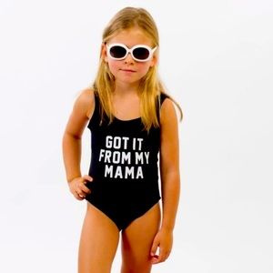 Girls bathing suit. Got it from my mama! 6/7